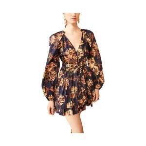 Ulla Johnson 'Miranda' Blue Cotton Dress Size 8
